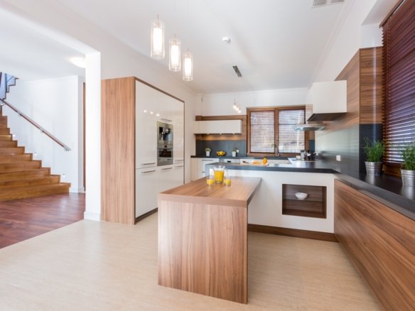 spacious kitchen
