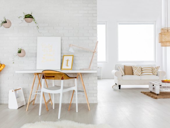 spacious living room interior