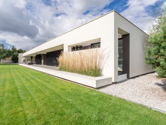 modern geometric villa